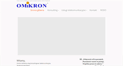 Desktop Screenshot of omikron.com.pl