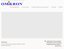 Tablet Screenshot of omikron.com.pl