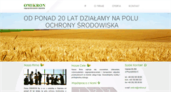 Desktop Screenshot of omikron.pl